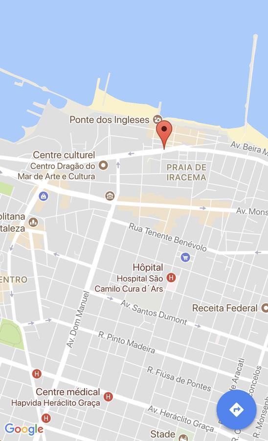 Apartamento Praia De Iracema Vista Para O Mar 18 Andar Fortaleza  Eksteriør bilde